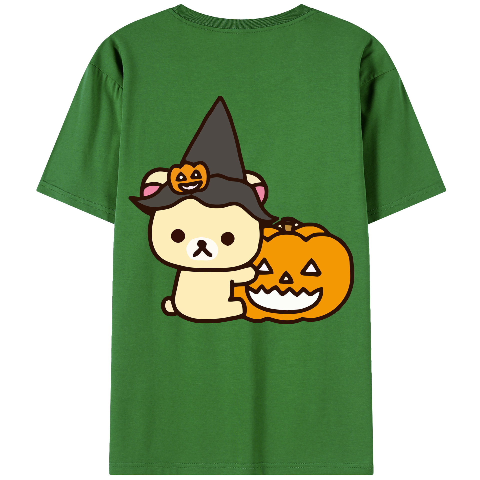 （画像用） リラックマ リラックマ キイロイトリ Rilakkuma Korilakkuma Kiiroitori レディース半袖Tシャツ(バックプリント)